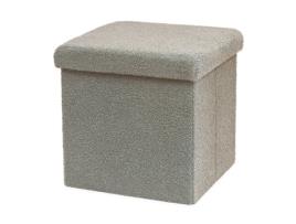 BANQUETA FLURRY MY DEKOR CINZENTA 38X38X38 CM