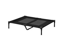 Cama Elevada para Cães Tecido Oxford e metal cor Preto 92x76x18 cm PAWHUT