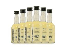 Whisky Single Malt GLENCADAM Miniatura 10 Anos Garrafa Miniatura (0.05 L - 6 Unidades)