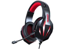 Auscultadores Gaming com Fio In Ear Vermelho DIDITALLAB