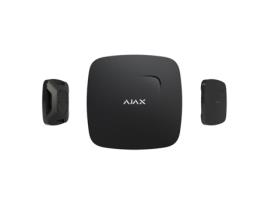 Detetor de incêndio preto AJAX Fireprotect Plus