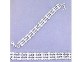 Pulseira Pura e Elegância em Pérolas e 925 Prata KARMA YOGA SHOP