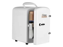 Minigeladeira Branca 4L para Maquiagem Cuidados com a Pele e Carro Refrigeração e Aquecimento