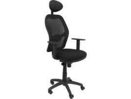 Cadeira de Escritório Operativa PYC Jorquera C Preto N (Outlet Grade A - Braços Reguláveis - Malha)