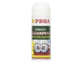 Galvaproa Spray Directo Sobre Galvanizado 400Ml para Pintar Galvanizados Sem Primário Ral 8019