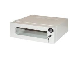 Armário Rack Accessori 19 3U Profundidade 360 Mm Cor Cinza com Porta de Vidro Axpxl 16 X 36 X 54 Cm LINK