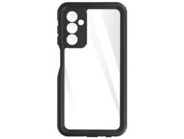 Capa Integral Impermeável Contorno para Samsung Galaxy A25 5G REDPEPPER Acrílico Preto