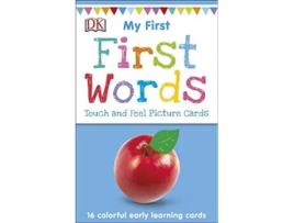 Livro My First Touch and Feel Picture Cards First Words de Dk (Inglês)