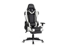 Cadeira de Jogos Cadeira Gaming Ergonómica com Pedais FOXSPORT