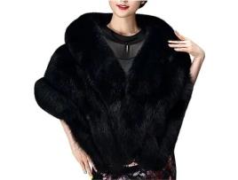 Cachecol WAX Poliéster Mulher (Preto)