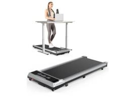 Passadeiras de Corrida RACINGREAT Velocidade Máx 10Km/H 3.0Hp Motor Silencioso Atualizado Altifalante Bluetooth Superfície 97X40Cm Prateado