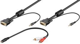 Cabo VGA Macho-Macho c/ Audio (5 mts)