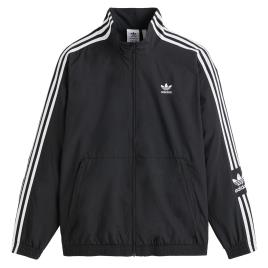 Adidas Originals Casaco com fecho e gola subida, 3 listas