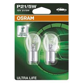 Lâmpada para Automóveis OS7528ULT-02B  OS7528ULT-02B P21/5W 21/5W 12V (2 Peças)