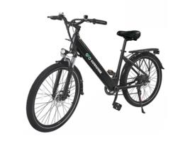 Bicicleta Elétrica KORNORGE C7 350W 36V/12.5Ah Bateria 32Km/H 50Km Mecânico Freio Disco Preto
