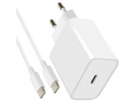 Carregador Rápido Usb-C para Apple MAYAXESS Plástico Branco