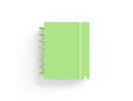 Caderno INGENIOX A5 Pautado 80Fl 100G Foam C/Elástico Verde Pastel 66025021