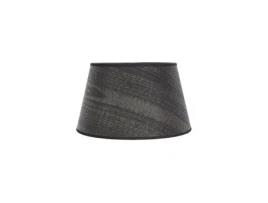 Salma E27 Abajur Madeira Preto 40Dx30Dx25H Aberto Cônico