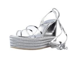 Sapatos de Mulher JEFFREY CAMPBELL Layered Prateado (39)