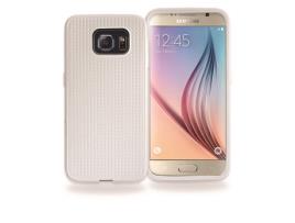 Capa para Samsung Galaxy S6 PHONIX Pele Sintética Branco