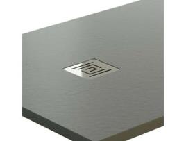 Ardesia Base de Duche em Resina Mineral Resguardo Cinza 180X70Cm GME