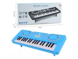 Piano Analógico Eletrónico para Crianças Instrumento Musical Educativo Brinquedos para Bebés 37 Teclas LUGA