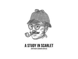 Livro A Study in Scarlet de Arthur Conan Doyle (Inglês)