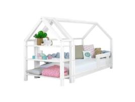 Cama Cabana Com Prateleira 120 X 180 Branco BENLEMI