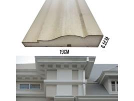 Pacote de 14Ml de Moldura Decorativa em Xps Revestido de Resina para Uso Externo 19X6 5X200Cm Pd136 ETERNAL PARQUET