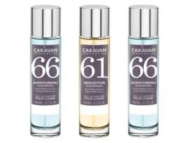 3X Homem 2 Perfume Nº66 Nº61 150Ml CARAVAN