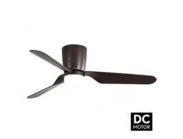 Ventilador 18W Dc Kochi Marrom 3 Lâminas Marrom 5 Velocidades com Controle Timer 132 D FABRILAMP