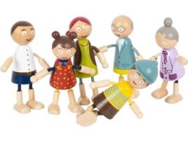 Família de Bonecos de Madeira Flexíveis SMALL FOOT
