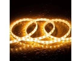 Fita Led 220V Smd2835 60Led/M Branco Quente Ip65 Largura 12Mm Corte 100Cm LEDKIA