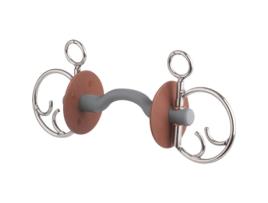 Bit Suave Kimblewick Tongue Port Snaffle Dourado 130 Mmberis