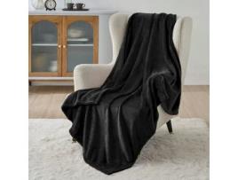 Manta Suave Preto 120x150Cm-BOD HOME
