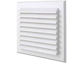 Bmr140B Grelha de Ventilação Retangular Branca com Rede Anti-Insetos e Molas Dimensões 175 X 146 Mm LA VENTILAZIONE