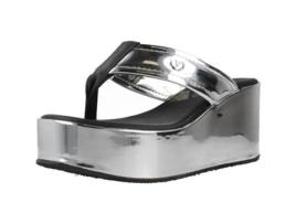 Sapatos de Mulher YELLOW Lizzie Tecido Prateado (37)