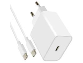 Carregador Ultrarrápido Usb-C Metro MAYAXESS Plástico Branco