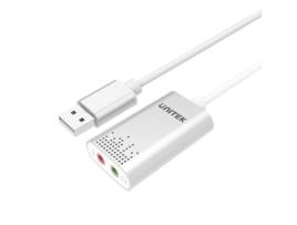 Som Adaptador Usb Y-247A Usb Prateado UNITEK