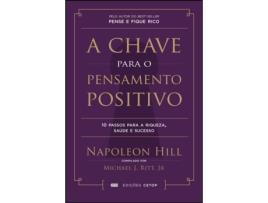 Livro A Chave para o Pensamento Positivo de Hill Napoleon (Português)