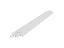 Conjunto de 24 Rodapés de Plástico Ps Coevorden 195X9Cm Branco NEU.HAUS