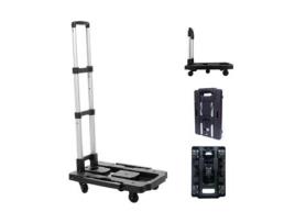 Carrinho De Carga Plataforma Abs Dobrável Giromax 5 Rodas 360 Capacidade 100Kg GLOBALMIX