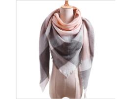 Lenço de Mulher XICHAO Rosa (140 cm)