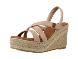 Sapatos de Mulher POPA Cone Tecido Bege (38)