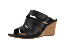 Sapatos de Mulher CLARKS Margee Kate Tecido Preto (41.5)