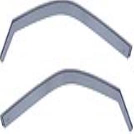 Defletor de vento  22010 Frontal Interior (2 pcs)