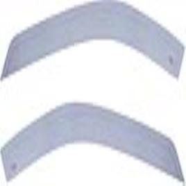 Defletor de vento DGA 115012 Frontal Exterior (2 pcs)