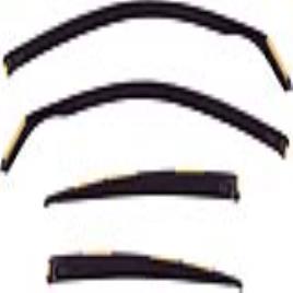 Defletor de vento HEKO 10233 4D Frontal Traseiro 4 pcs