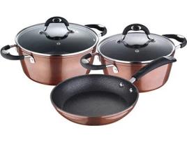 Bateria de Cozinha  Pandora Cobre Alumínio Forjado (5 pcs)