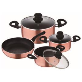 Bateria de Cozinha  Luzern Cobre Alumínio Forjado (7 pcs)
